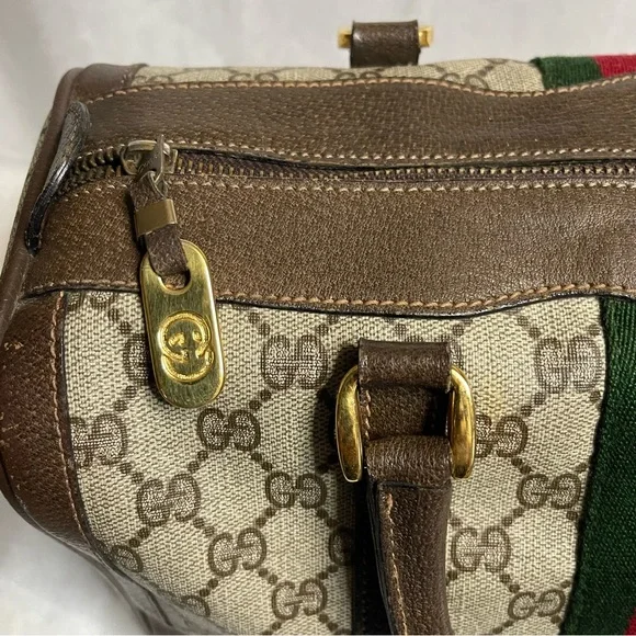 ‼️SOLD‼️ Gucci Boston GG Canvas Sherry Line handbags - Picture 11 of 13